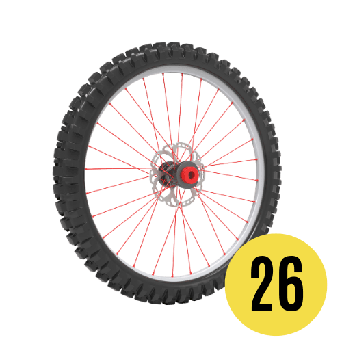 26-inch wheel illustration